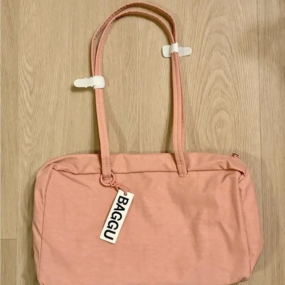 BAGGU Pink Bowler Bag - Picture 5 of 6